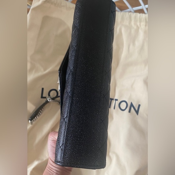 YSL Grain De Poudre Textured Mixed Matelasse Triquilt Small Monogram Satchel - Picture 14 of 16